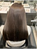 髪質改善×美髪ストレート×グレージュ×白髪染め