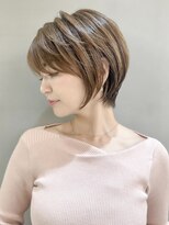 ロンドシエル 横浜(Lond ciel)&nbsp;メルティカラー似合わせカットウェーブミディアム縮毛矯正