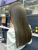 美髪韓国ヘア顔周りレイヤーロング_ba497672