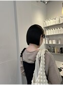切りっぱなしボブ