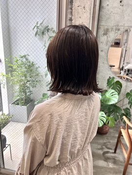 ほきもと美容室 外ハネワンカールパーマ