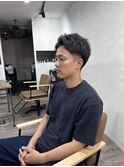 骨格矯正爽やかメンズショートカット/刈り上げ/マイクロバブル