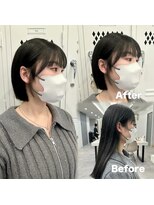 プラチナ(PLATINA)&nbsp;タッセルボブ韓国ヘア