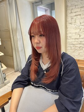 ラボヌール ヘアー エクラ(La Bonheur hair eclat) 暖色カラー（ブリーチ1回）