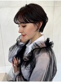 ショートヘア/小顔ショート/大人ショート/丸みショート/表参道