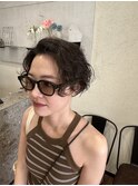 ショートパーマ♪こぼちゃん風