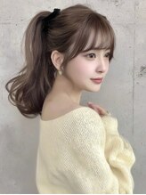 ランテルディ 渋谷(LANTERDIT)&nbsp;【LANTERDIT Risa】レイヤーカット 顔周り おくれ毛 前髪カット