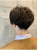 MEN’S HAIR/サーフカール/刈り上げセンターパート/千葉