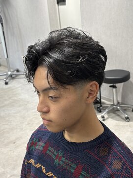 テクト バイアッシュ 吉祥寺店(Tect by Ash) テーパーフェードニュアンスパーマセンターパートフェザーパーマ