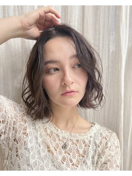 フルールバイアヴァンスクロス(Flulu by avance. cross) ふんわりボブ×グレージュカラー