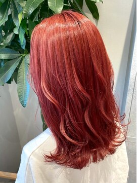 オレンジレッドカラー