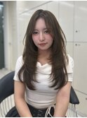 透明感カラー/レイヤーカット/髪質改善トリートメント