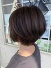 ブリーチなしシークレットハイライトオーガニックカラー＋カット     ￥17000