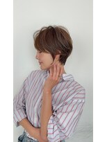 Liora hair【リオラヘアー】【10月上旬NEW OPEN(予定)】 顔周りカット/レディースショート/ベージュブラウン