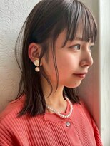 ダブル(DOUBLE)&nbsp;ハッシュカットグレージュデザインカラーツートーンカラー高松