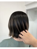 サロン(SALON)&nbsp;プレイングカラー/ニュアンスカラー/くびれボブ