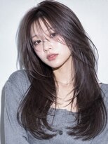 リア(Li'a by neolive)&nbsp;韓国風×ロングレイヤー×ラベンダーグレージュ
