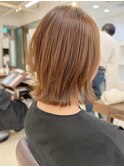 くせ毛を髪質改善で扱いやすく結べるくびれボブ【Kchiara奥野】