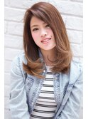 ロング×ナチュラルグラデーション
