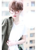 アッシュ小顔ショートカーキスタイル【Cirrus by Cloud zero】