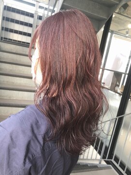 テラスヘア 新潟駅南(TERRACE hair) 大人可愛いピンクベージュ(ブリーチなし)