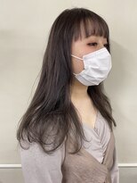 ヘアー アレス(hair ales)&nbsp;透明感カラー　フォギーベージュ　グレージュカラー