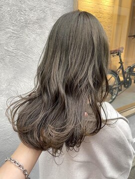 ニア 清澄白河(nir) 〈清澄白河 半個室〉ブリーチなし/オリーブベージュ