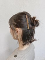 ハーフお団子アレンジ