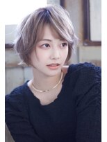 クレドガーデン 川口店(CRED GARDEN) 大人可愛い20代30代40代黒髪前下がりショートボブ丸みショート