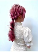 インスタ【sosohase】"360度可愛い"編みおろしアレンジ