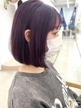 リル(re'll) 《花屋併設》バイオレット［酸性ストレート/ヘアセット]