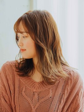 美容室チック 大島店(chic) ナチュラル大人レイヤースタイル［大島/大島駅］