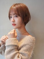 10代20代30代/ショートボブ/丸みショート/大人かわいい