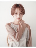 ガーランドツー(Garland 2F)&nbsp;前髪/マチルダボブ/ピンクベージュ/インナーグレージュ/池袋