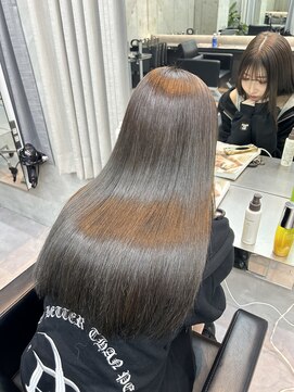 クーラアオヤマ(Cura Aoyama) ブリーチ毛でも髪質改善でこんなに綺麗になります！