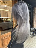 ハイライト レイヤー ショートヘア ボブ くびれレイヤー