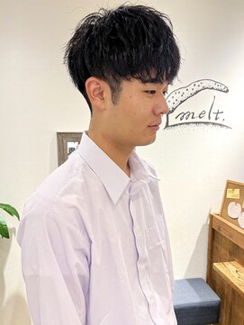 メルト 吉祥寺(melt) 【早坂駆留】マッシュパーマ王道マッシュ刈り上げスタイル