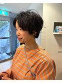 ゆるパーマのショート