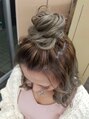 びゃんびゃん 浅水本店&nbsp;結婚のお呼ばれなどヘアセットが得意です。