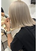 10代20代★大人かわいいダブルカラーブリーチミルクティーカラー