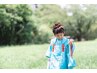 【七五三レンタル（被布）＋ヘアセット＋着付3点セット】￥25,000→￥15,600