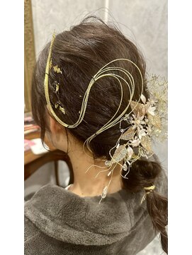 レイズ(Raise) 水引き×金箔 アレンジ☆