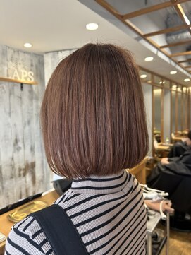 クラップス 京急富岡(CLAPS) ボブ前下がりボブワンレン髪質改善トリートメント