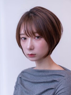 メゾンバイハバナ(maison by HAVANA) 20代30代大人かわいいくびれレイヤーボブ韓国黒髪スタイル