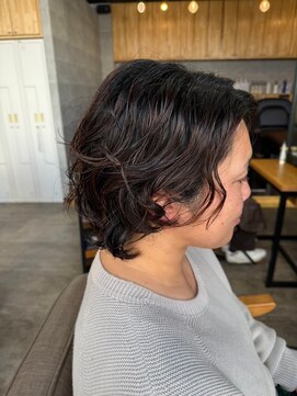 ソイクフ 四条大宮店(SOY-KUFU) 20代30代40代ナチュラルハイライトカラーくびれヘアショート