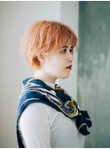 フェミニンロング似合わせカットミディアムスパイキーショート
