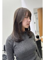 ガリカ 大名(Gallica)&nbsp;レイヤーカット/ブリーチなしオリーブベージュカラー