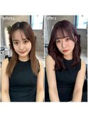 20代30代40代◎小顔 ワンカール 髪質改善 韓国 新宿