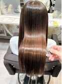 高濃度水素ケア脱白髪染めカラー＋髪質改善トリートメント
