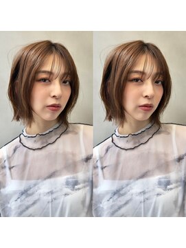 ロンドプロフィール 浦和(Lond profil) イメチェン　ボブ　外ハネボブ　美髪　ホワイトブロンド　韓国